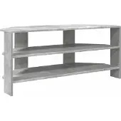 vidaXL HörnTVSkåp Betonggrå 102x40,5x45cm Konstruerat trä