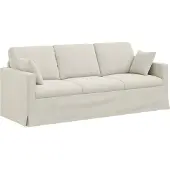 vidaXL Soffa Kräm 198 x 78 x 80 cm Sammet