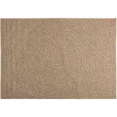 vidaXL Områdesmattor Moiré AGIRA Naturfärg 230 x 160 cm Polyester