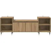 vidaXL TV-skåp Artisan Ek 160 x 35 x 55 cm Konstruerat trä