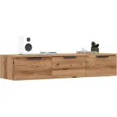 vidaXL Väggskåp artisan ek 102x30x20 cm konstruerat trä