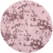 vidaXL Ryamatta med lång lugg NAVARRA dammig rosa 200x200 cm polyester
