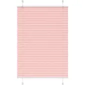 vidaXL Plisserad persienn rosa 90x150 cm tyg bredd 89,4 cm polyester