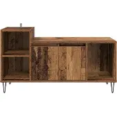 vidaXL TV-skåp Gammalt trä 100 x 35 x 55 cm Konstruerat trä
