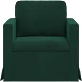 vidaXL Soffa Mörkgrön 78 x 78 x 80 cm Sammet