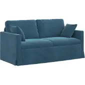 vidaXL Blå Soffa 158 x 78 x 80 cm Sammet