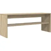 vidaXL TV-skåp Sonoma-ek 100 x 30 x 40 cm Konstruerat trä
