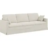 vidaXL Soffa Kräm 228 x 78 x 80 cm Sammet