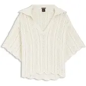BOSS för kvinnor. 50559808 Fordeaux beige blus (S), Casual, Modal, Kort ärm