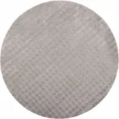 vidaXL Områdesmattor Rund SIROLO Sand Ø 160 CM Polyester