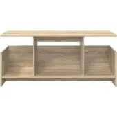 vidaXL TV-bänk Sonoma-ek 102 x 35 x 45 cm Konstruerat trä