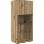 vidaXL TV Vägg Enheter Väggmonterad 6 pcs Gammalt trä Konstruerat trä