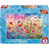 Schmidt Spiele 58873, 1000 styck, Flora och fauna, 12 År