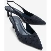 Prologue Lorex Utsmyckad Stiletto Slingback-Pump