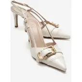 Prologue Noen Spänne Spetsig Tå Stiletto Pump