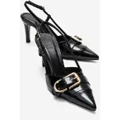Prologue Noen Spänne Spetsig Tå Stiletto Pump