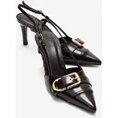 Prologue Noen Spänne Spetsig Tå Stiletto Pump