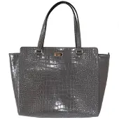 Kate spade Grå Krokodilmönstrad Läder Elissa Bristol Drive Tote Väska
