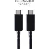 Samsung kabel USB-C - USB-C 5A 480Mbps 1,8m svart (EP-DX510JBEGEU)