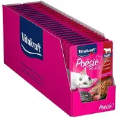 Vitakraft Poesie Delice Såspåse Kattmat Nötkött 85g 23 Enheter