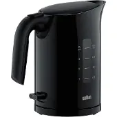 Braun PurEase WK3000 BK - Vattenkokare - 1 liter - 2.2 kW - svart