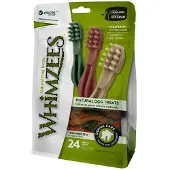 Whimzees hundtuggande tandborste S 24 delar