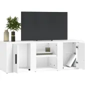 vidaXL Tv-bänk vit 100x31,5x35 cm konstruerat trä