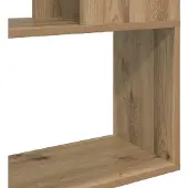 vidaXL TV-bänkset Väggmonterad Brun 80 x 24 x 125 cm Konstruerat trä