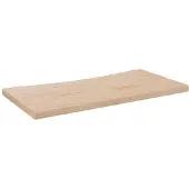 vidaXL Skrivbordsskiva 80x40x2,5 cm massiv furu