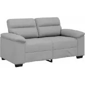 vidaXL 2-sitssoffa molngrå 120 cm tyg