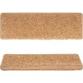 vidaXL Trappstegsmattor 15 st 65x21x4 cm beige