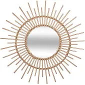 Atmosphera Wicker Sun väggspegel