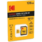 Kodak MicroSDXC 128 GB – UHS-I U1 Class 10 med SD-adapter
