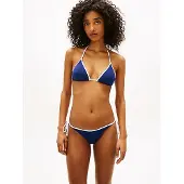 Tommy Hilfiger Essential Contrast Trim Triangle Bikini Top