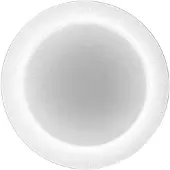 Ingo Maurer Vägglampa , MOODMOON White, dimbara, Vit, Vardagsrum, Papper / papp, Design