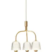 Nuura Taklampa , Asteea, dimbara, Guld / mässing, Vardagsrum, Metall, Skandinavisk