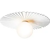 Nuura Design vägglampa Liila Muuse, dimbar, Vitt / opal, Badrum, Metall, Skandinavisk, Vägglampa, vägglampa inomhus