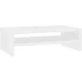 vidaXL Skärmställ vit 42x24x13 cm konstruerat trä
