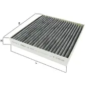 Knecht Luftfilter i kupén LAK 2033