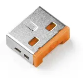 Smartkeeper USB-portlås UL03P2OR Set 100 st Orange utan nyckel UL03P2OR