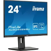 Iiyama ProLite XUB2495WSU-B7 LED-skärm EEK D (A - G) 61.2 cm (24.1 tum) 1920 x 1200 pixel 16:10 4 ms HDMI, DisplayPort, Hörlurar (3.5 mm), USB 3.2 Gen 1 IPS LED