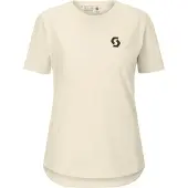 SCOTT - MTB-kläder dam - Vertic DRI SS Tee W Cotton White för UnisexBomull - Storlek L - Vit