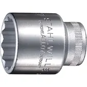 Stahlwille 50 A 1 3/8 03410060 Dubbelsexkant Hylsnyckelinsats 1 3/8 1/2