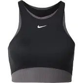 Nike Sportbehå mörkgrå / svart / vit