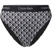 Calvin Klein Swimwear Bikiniunderdel svart / vit