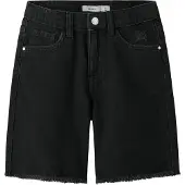 Name it Shorts - Bred - NkfBella - Black Denim - - 14 år (164) - Shorts