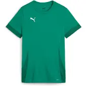 Puma Tränings T-Shirt teamGOAL - Grön/White Dam, storlek Large