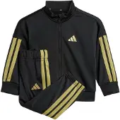 Adidas Träningsdräkt 'Essentials' limette / svart