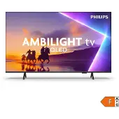Philips 55PUS8450 - 55" Diagonal klass LED-bakgrundsbelyst LCD-TV - QLED - Smart TV - TITAN OS - 4K UHD (2160p) 3840 x 2160 - HDR - svart