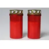 Multi Gravljus brinntid 45 timmar med lock plast röd, 20 st/fp